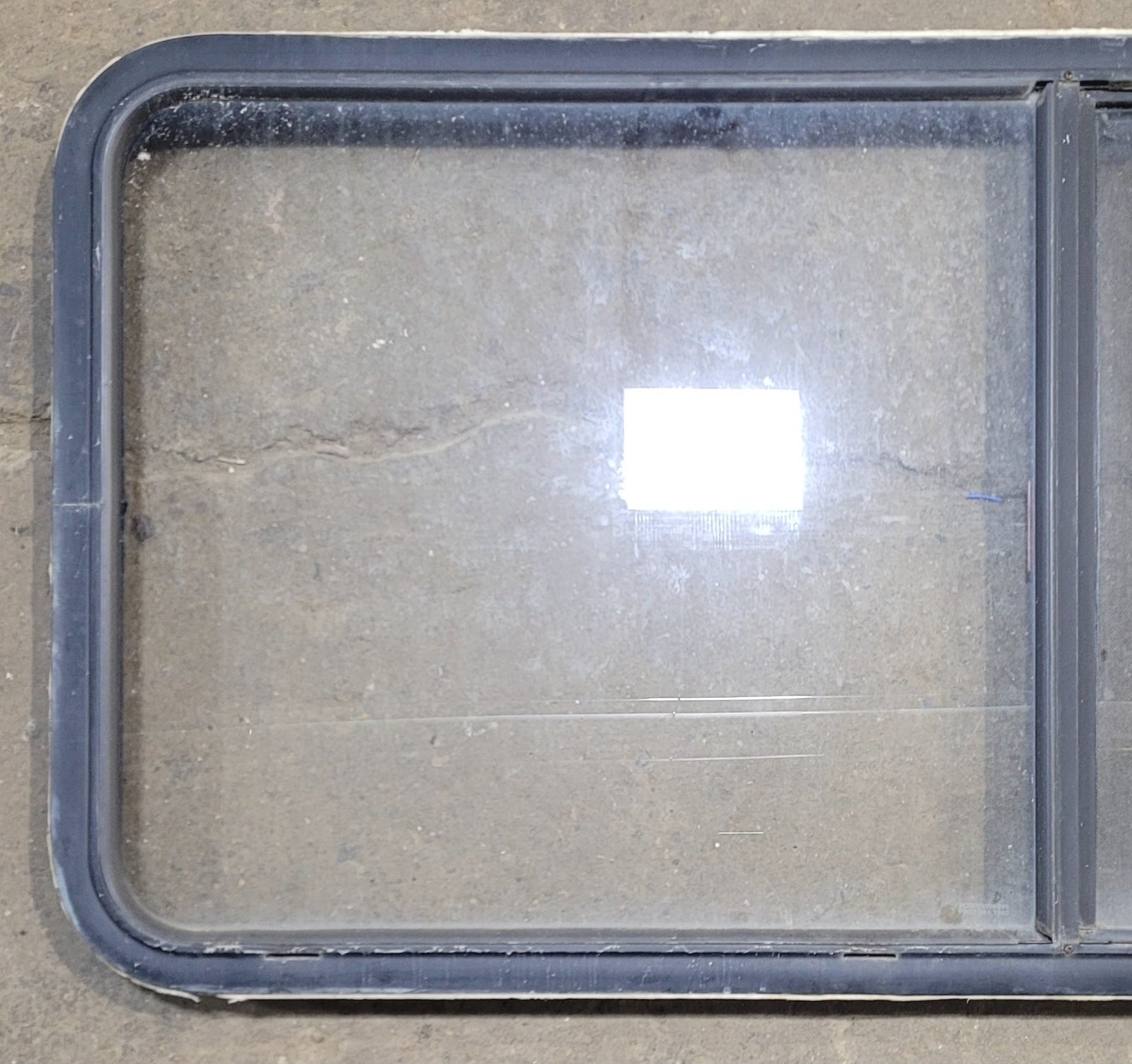 Used Black Radius Emergency Opening Window : 55 1/4