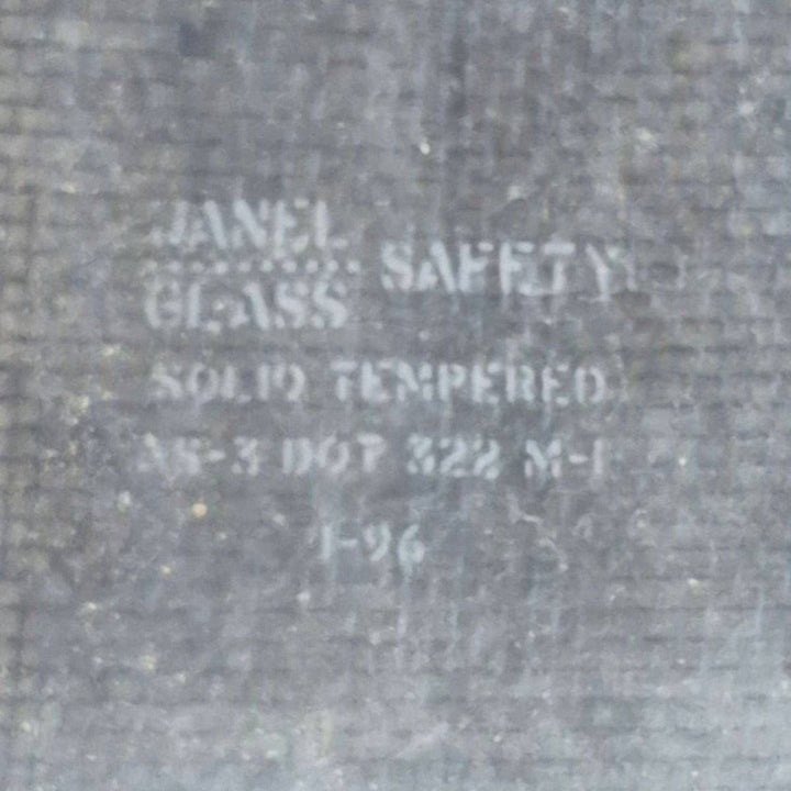 Used Black Radius Emergency Opening Window - 60.25 X 21.75 X 1.75 - Young Farts RV Parts