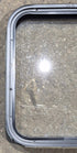 Used Black Radius Non Opening Window : 17 1/2" W x 21 1/4" H x 1 7/8" - Young Farts RV Parts