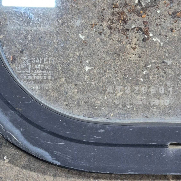 Used Black Radius Non - Opening Window - 17.5 X 31.5 X 1.375 - Young Farts RV Parts