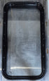 Used Black Radius Non Opening Window : 18 1/4" W x 35 3/4" H x 1 3/4" - Young Farts RV Parts