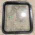 Used Black Radius Non - Opening Window : 25 1/2" W X 23 1/4" H X 2" D - Young Farts RV Parts