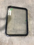 Used Black Radius Non Opening Window : 35 1/2" W x 26" H x 1 1/2" D - Young Farts RV Parts