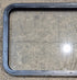 Used Black Radius Non Opening Window : 41 1/2" W x 21 1/2" H x 1 1/2" - Young Farts RV Parts