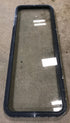 Used Black Radius Non Opening Window : 60" W x 21 1/2" H x 1 7/8" D - Young Farts RV Parts