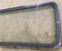 Used Black Radius Non Opening Window : 60" W x 21 1/2" H x 1 7/8" D - Young Farts RV Parts