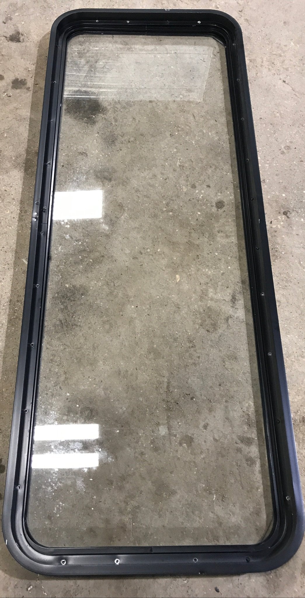 Used Black Radius Non Opening Window : 60