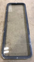 Used Black Radius Non Opening Window : 60" W x 21 1/2" H x 1 7/8" D - Young Farts RV Parts