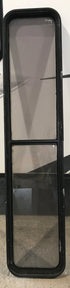 Used Black Radius Non Opening Window : 72 1/2" W x 15" H x 1 7/8" - Young Farts RV Parts