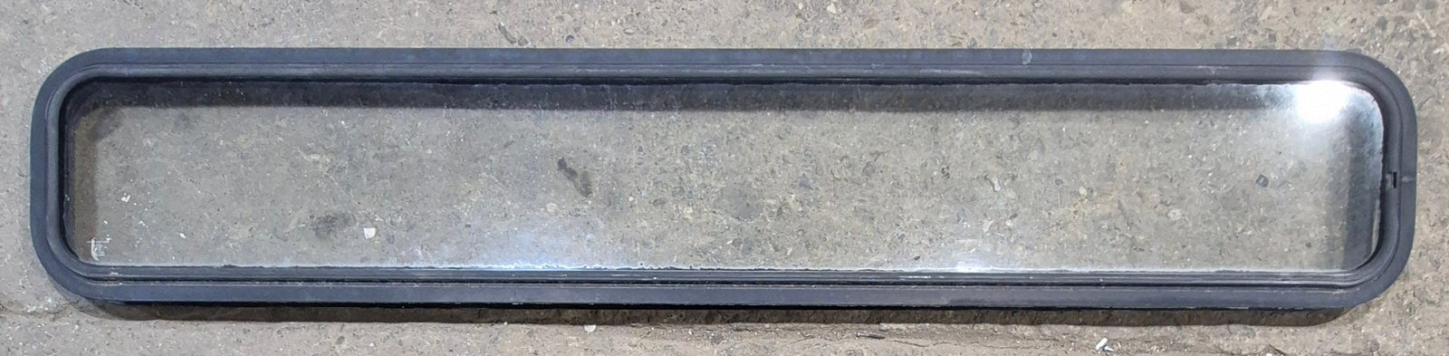 Used Black Radius Non Opening Window : 72 1/4