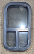 Used Black Radius Opening Window : 11 1/2" W x 21 1/4" H x 1 3/4" D - Young Farts RV Parts