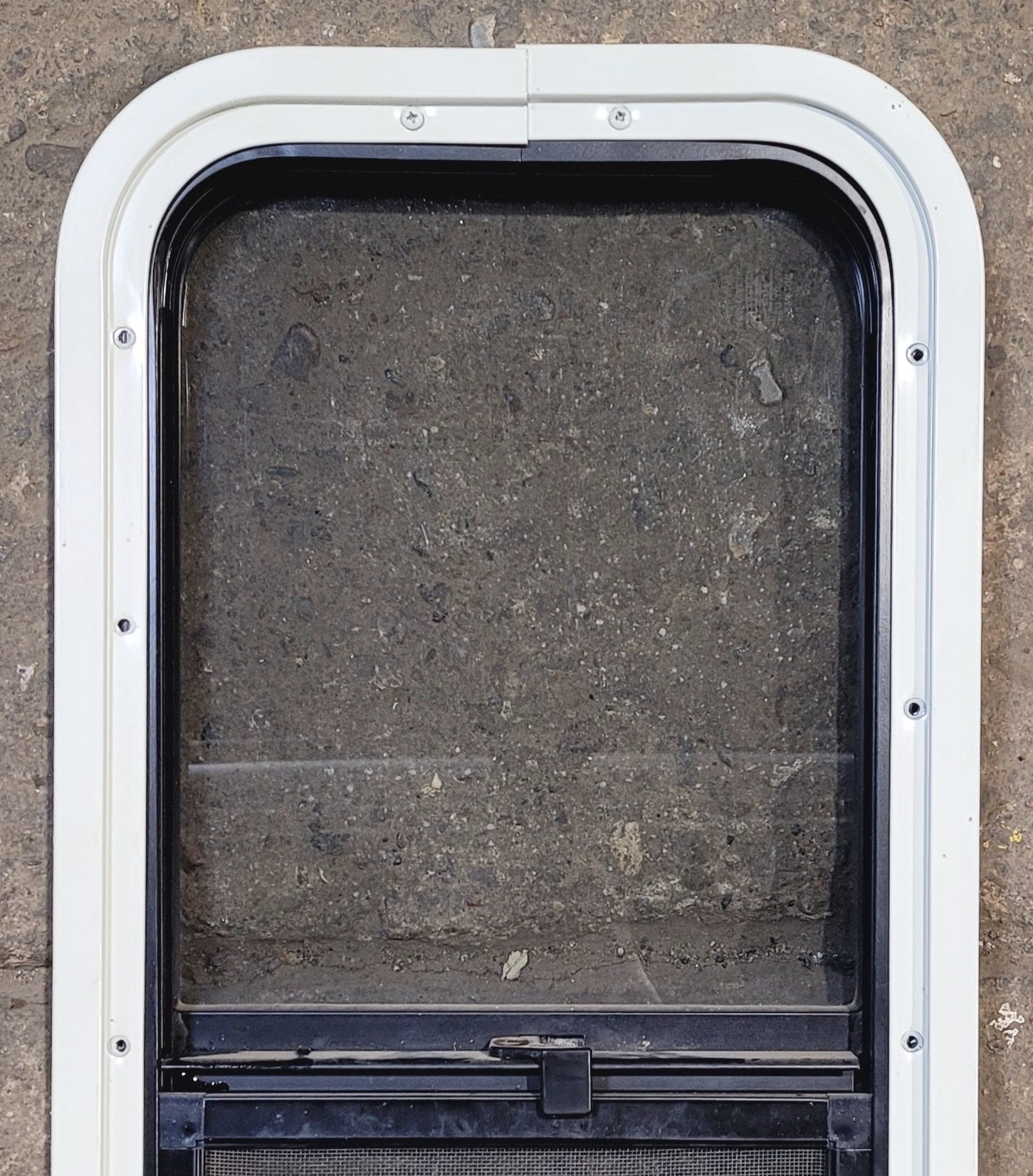 Used Black Radius Opening Window : 11 1/2