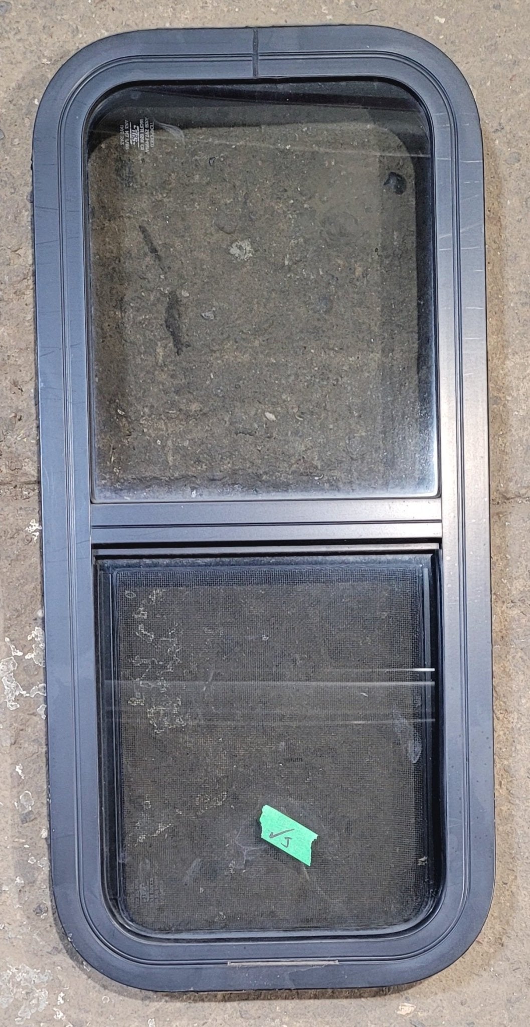 Used Black Radius Opening Window : 11 1/2