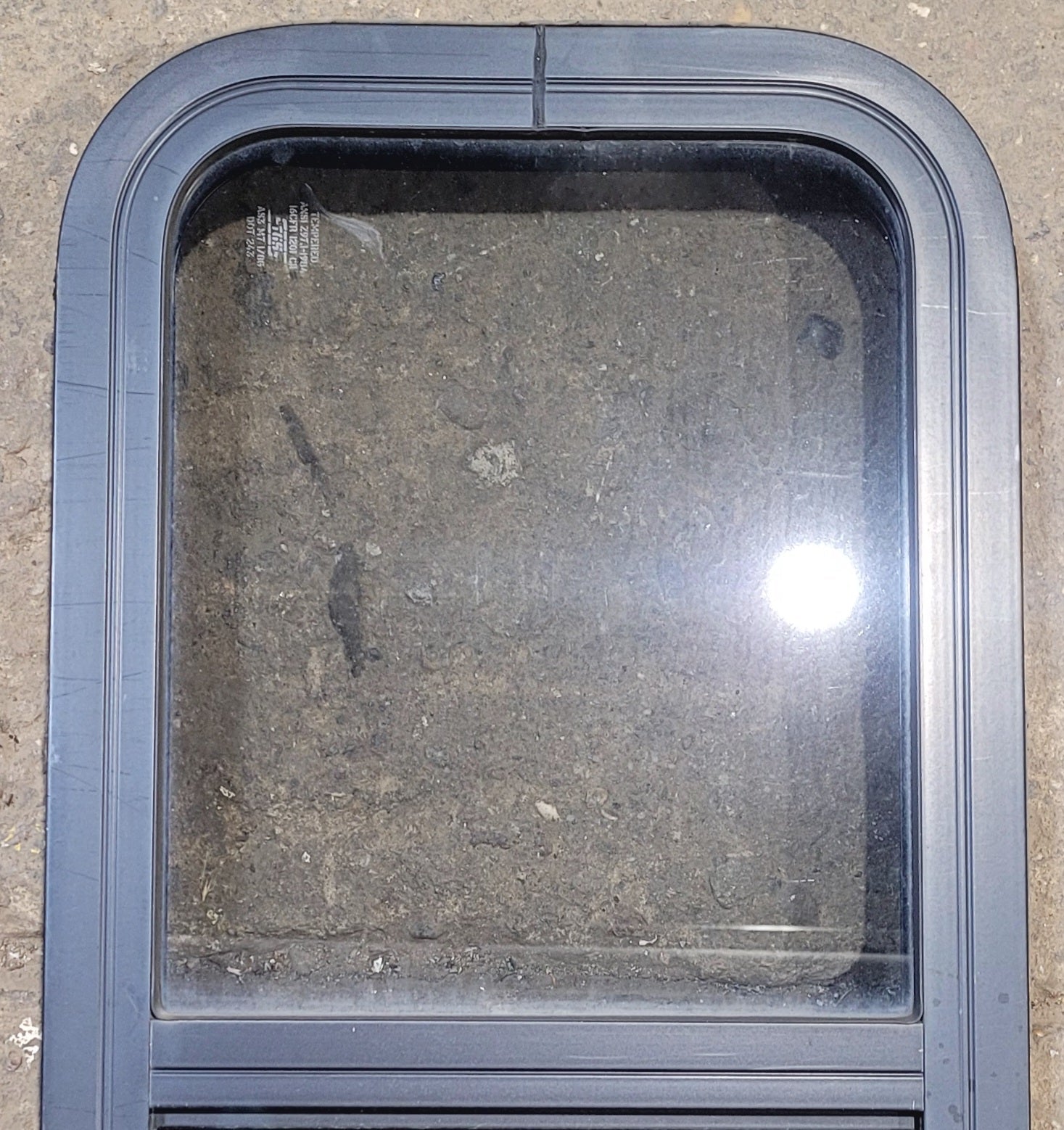 Used Black Radius Opening Window : 11 1/2