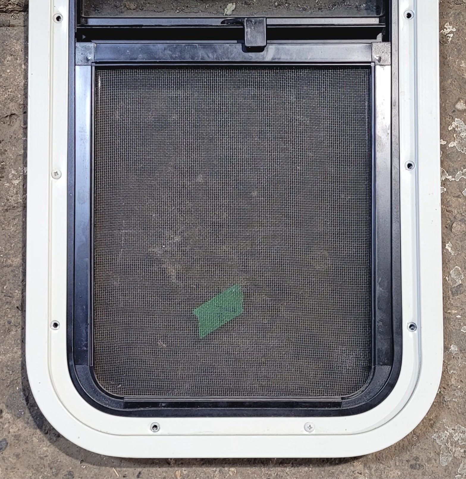 Used Black Radius Opening Window : 11 1/2