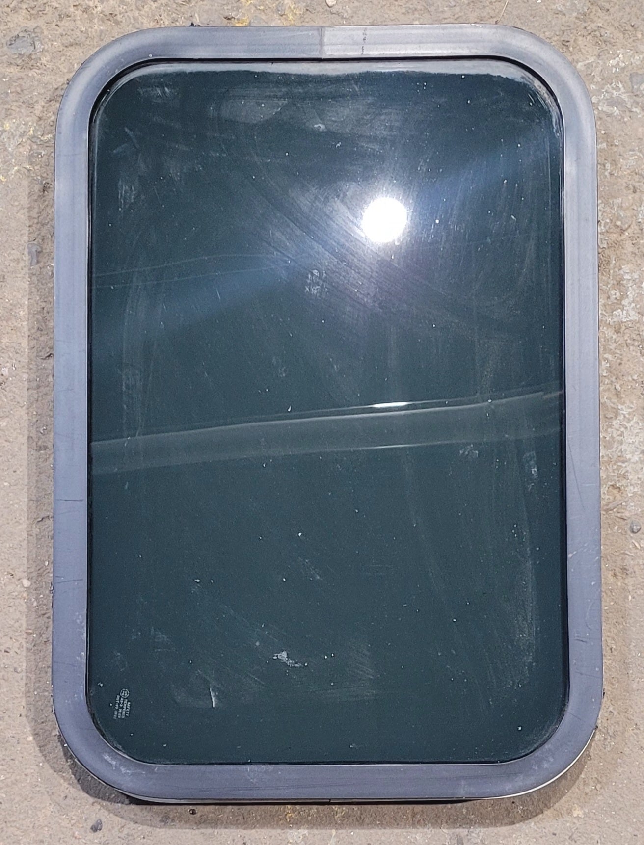 Used Black Radius Opening Window : 11 1/2