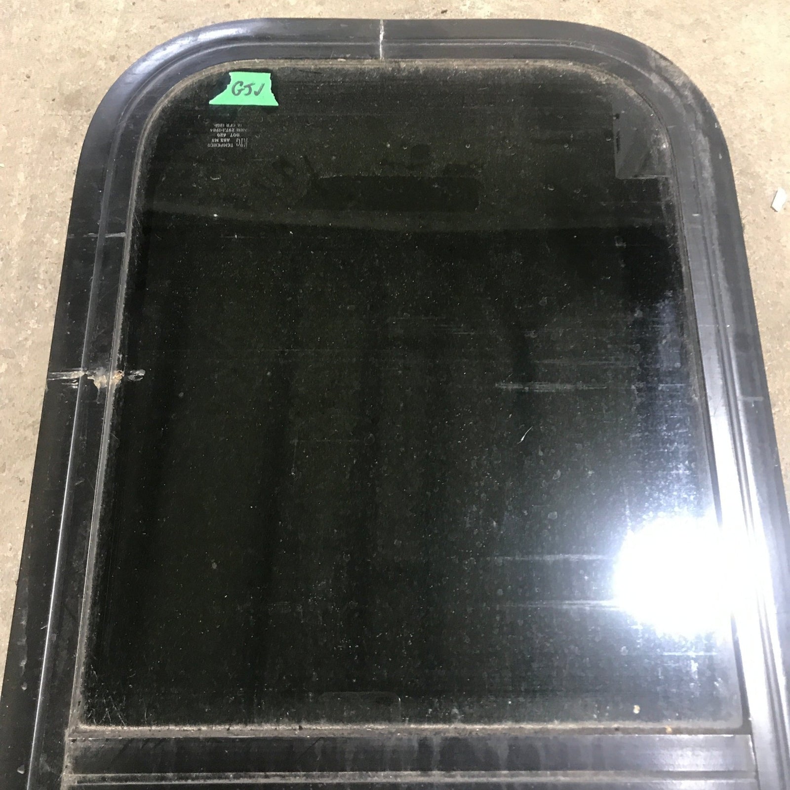 Used Black Radius Opening Window : 13 1/2