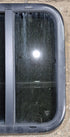 Used Black Radius Opening Window : 17 1/2" W x 21 1/2" H x 1 1/4" - Young Farts RV Parts