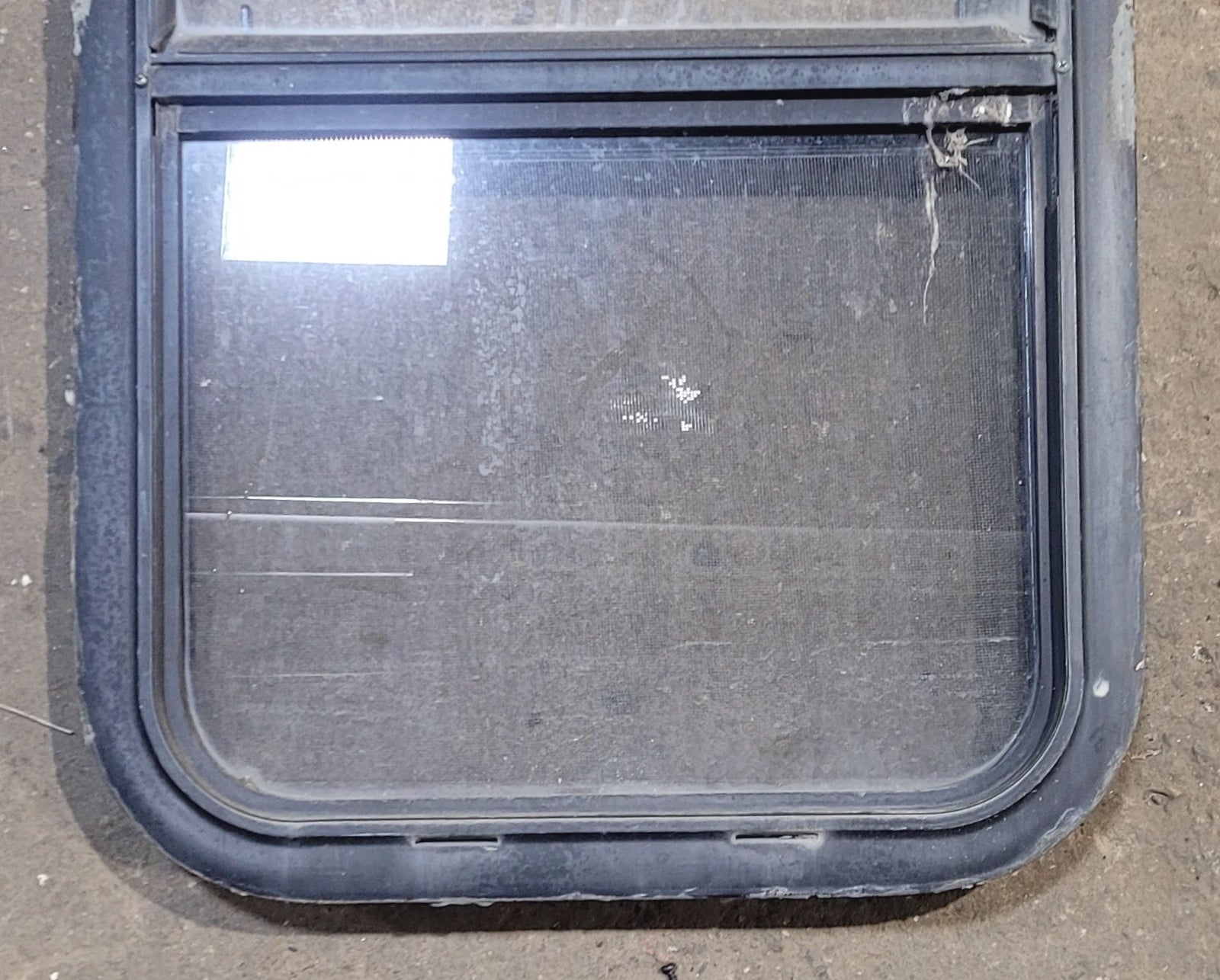 Used Black Radius Opening Window : 17 1/2