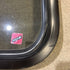 Used Black Radius Opening Window - 19.875 X 19.875 X 1.875 - Young Farts RV Parts