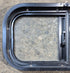 Used Black Radius Opening Window : 20 3/4" W x 10 3/4" H x 1 7/8" - Young Farts RV Parts