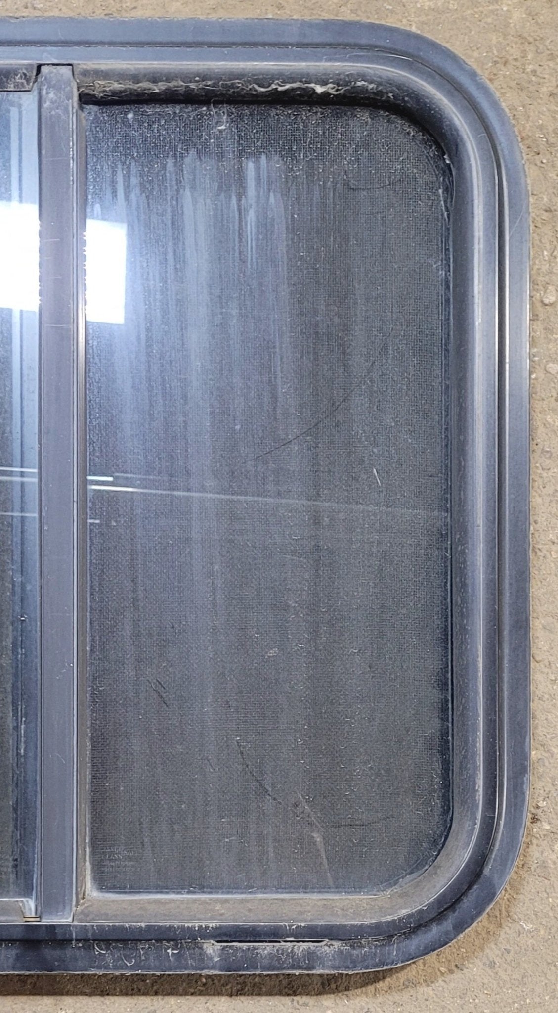 Used Black Radius Opening Window : 20 3/4