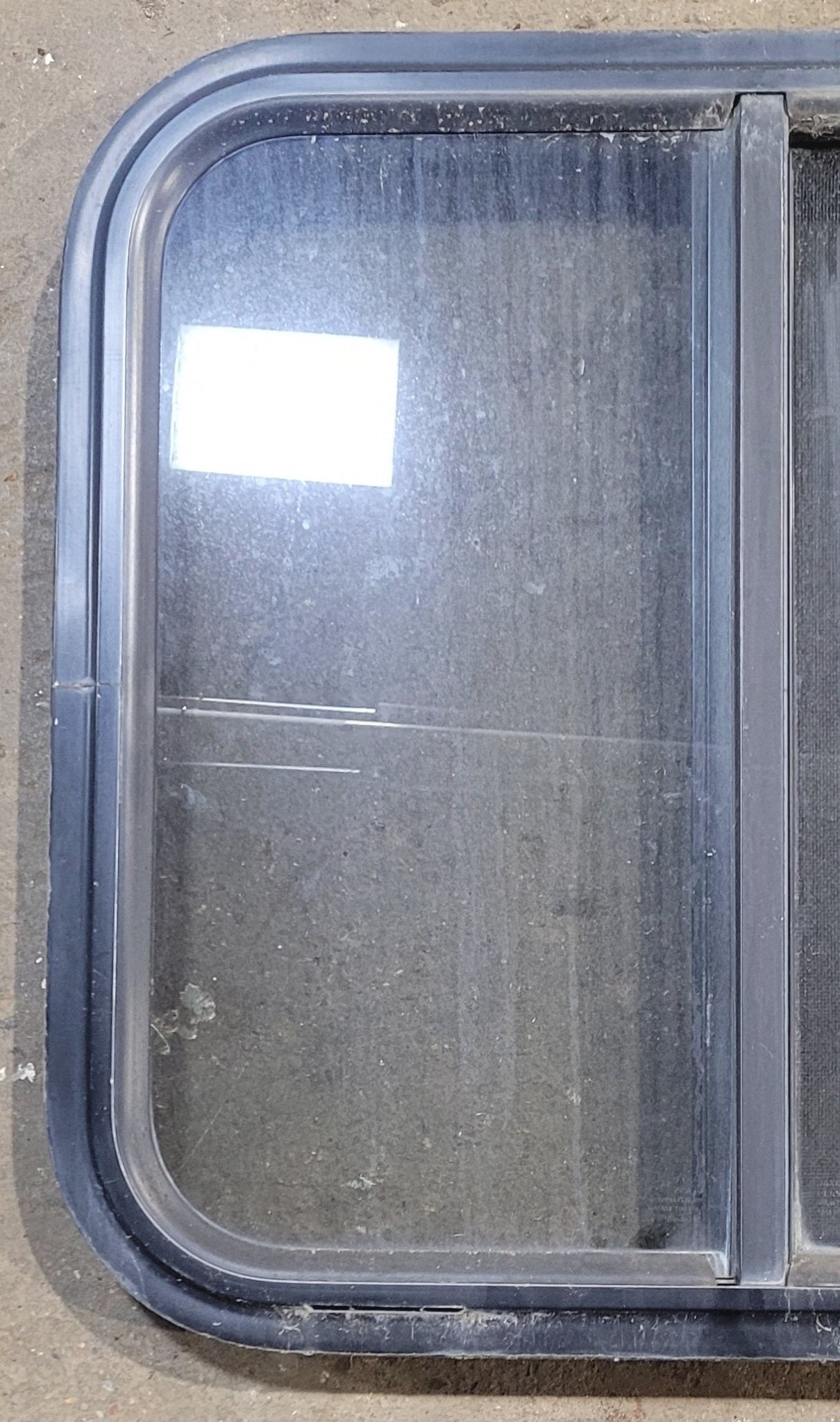 Used Black Radius Opening Window : 20 3/4