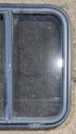 Used Black Radius Opening Window : 20 3/4" W x 20" H x 1 3/4" - Young Farts RV Parts