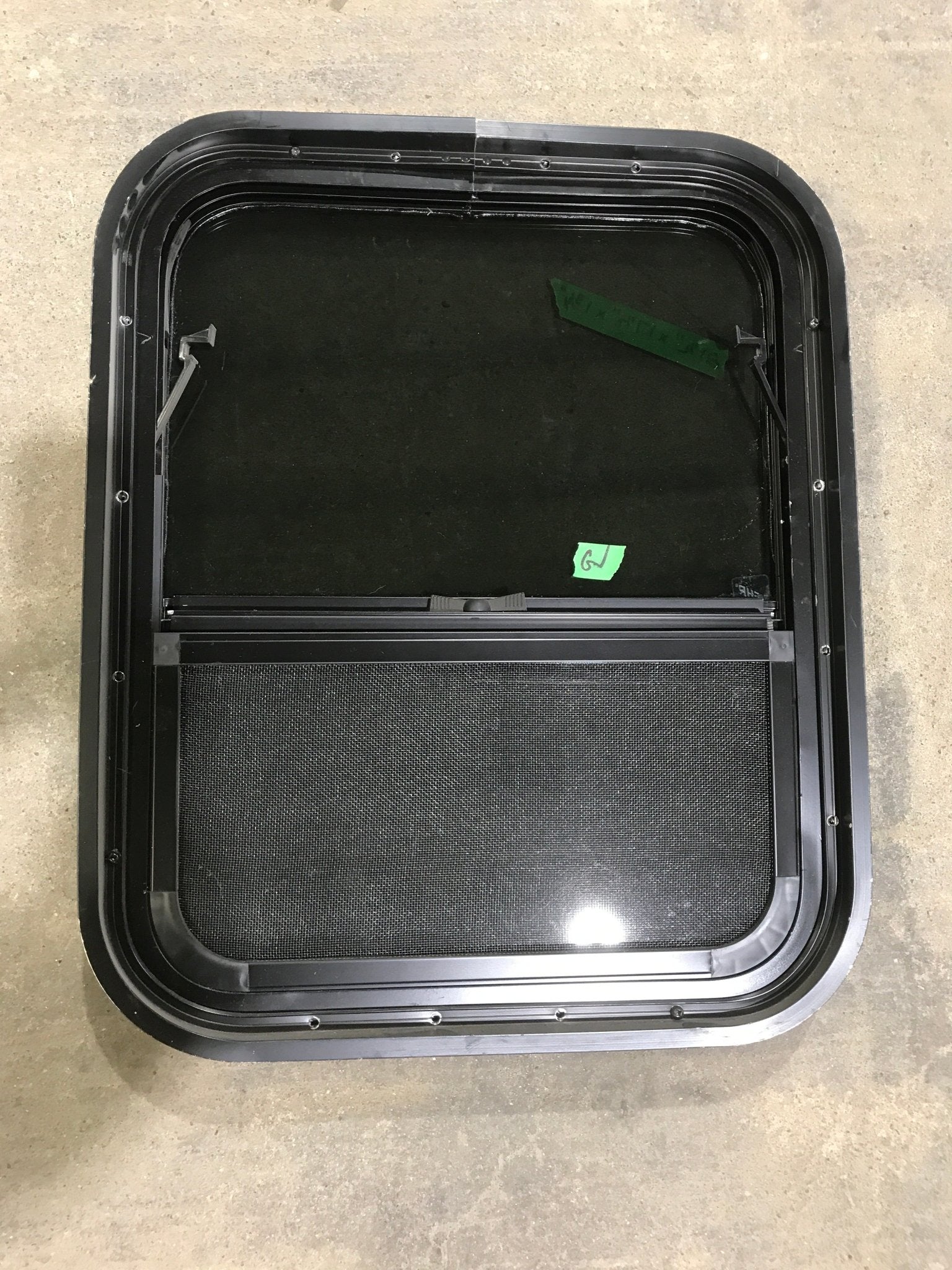 Used Black Radius Opening Window : 21 1/2