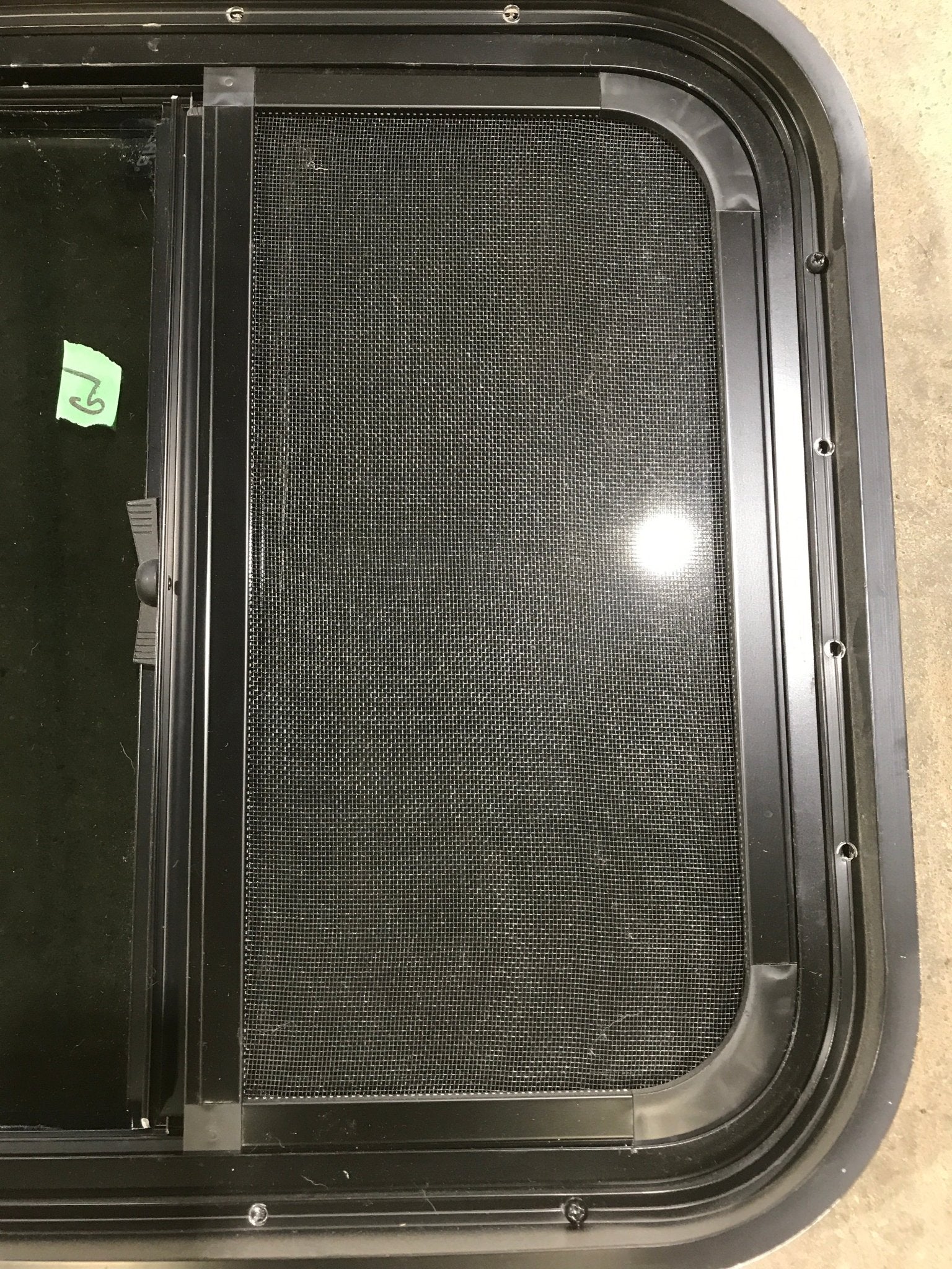 Used Black Radius Opening Window : 21 1/2