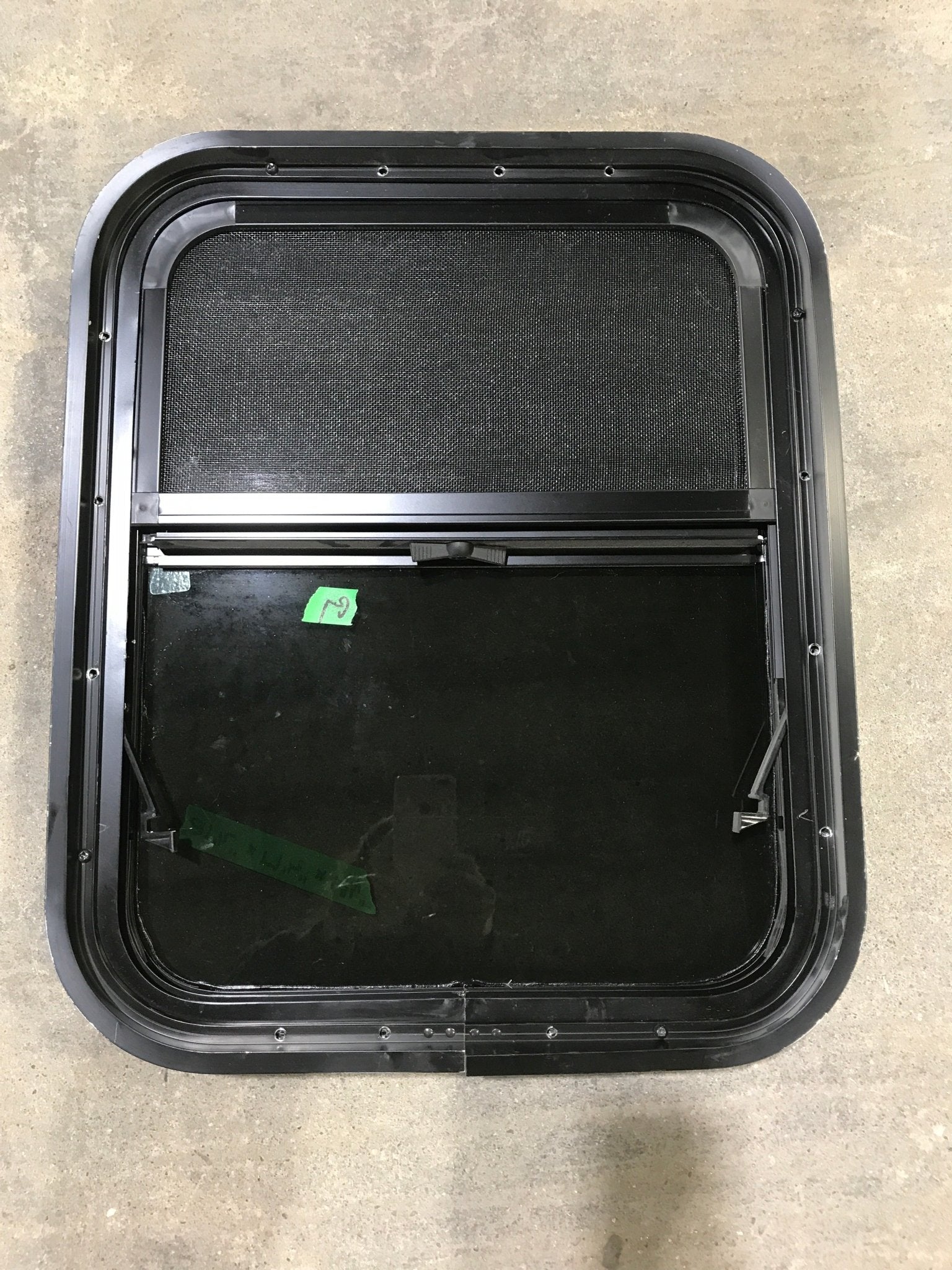 Used Black Radius Opening Window : 21 1/2