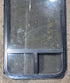 Used Black Radius Opening Window : 21 1/4" W x 47 1/4" H x 1 3/4" D - Young Farts RV Parts