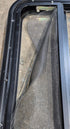 Used Black Radius Opening Window : 23 1/2" W x 14 1/4" H x 1 7/8" - Young Farts RV Parts