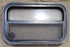 Used Black Radius Opening Window : 23 1/2" W x 14 1/4" H x 1 7/8" - Young Farts RV Parts