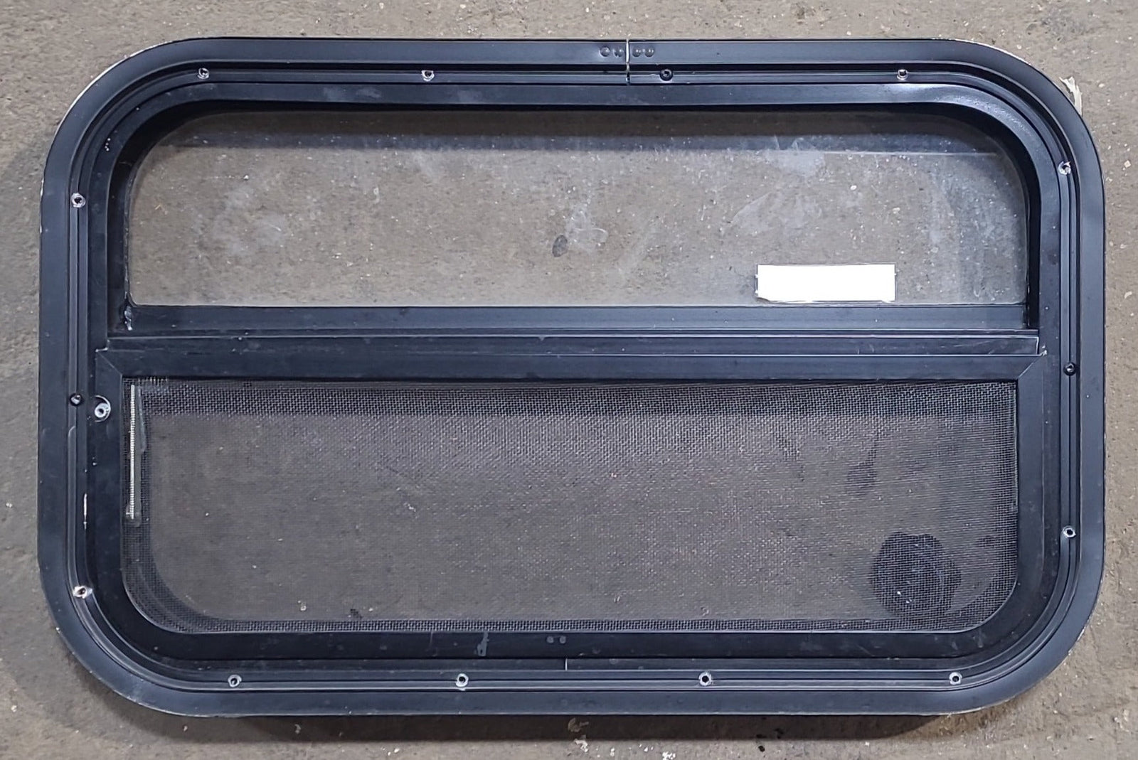 Used Black Radius Opening Window : 23 1/2