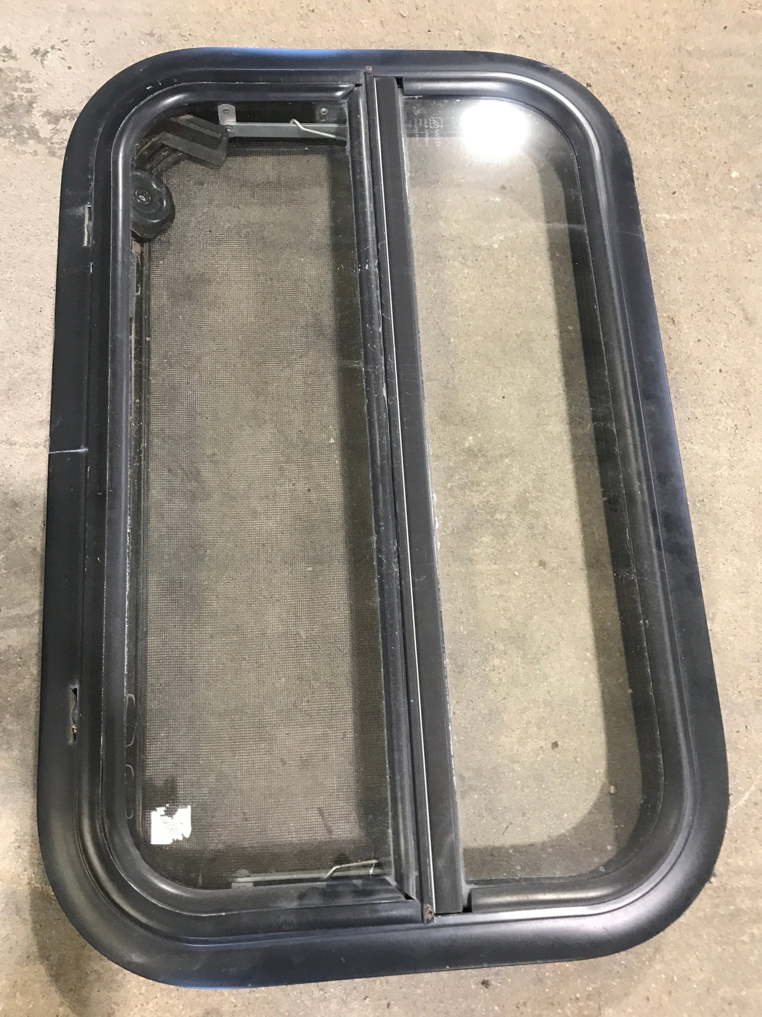 Used Black Radius Opening Window : 23 1/2