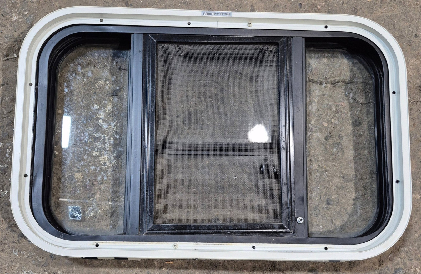 Used Black Radius Opening Window : 23 1/2