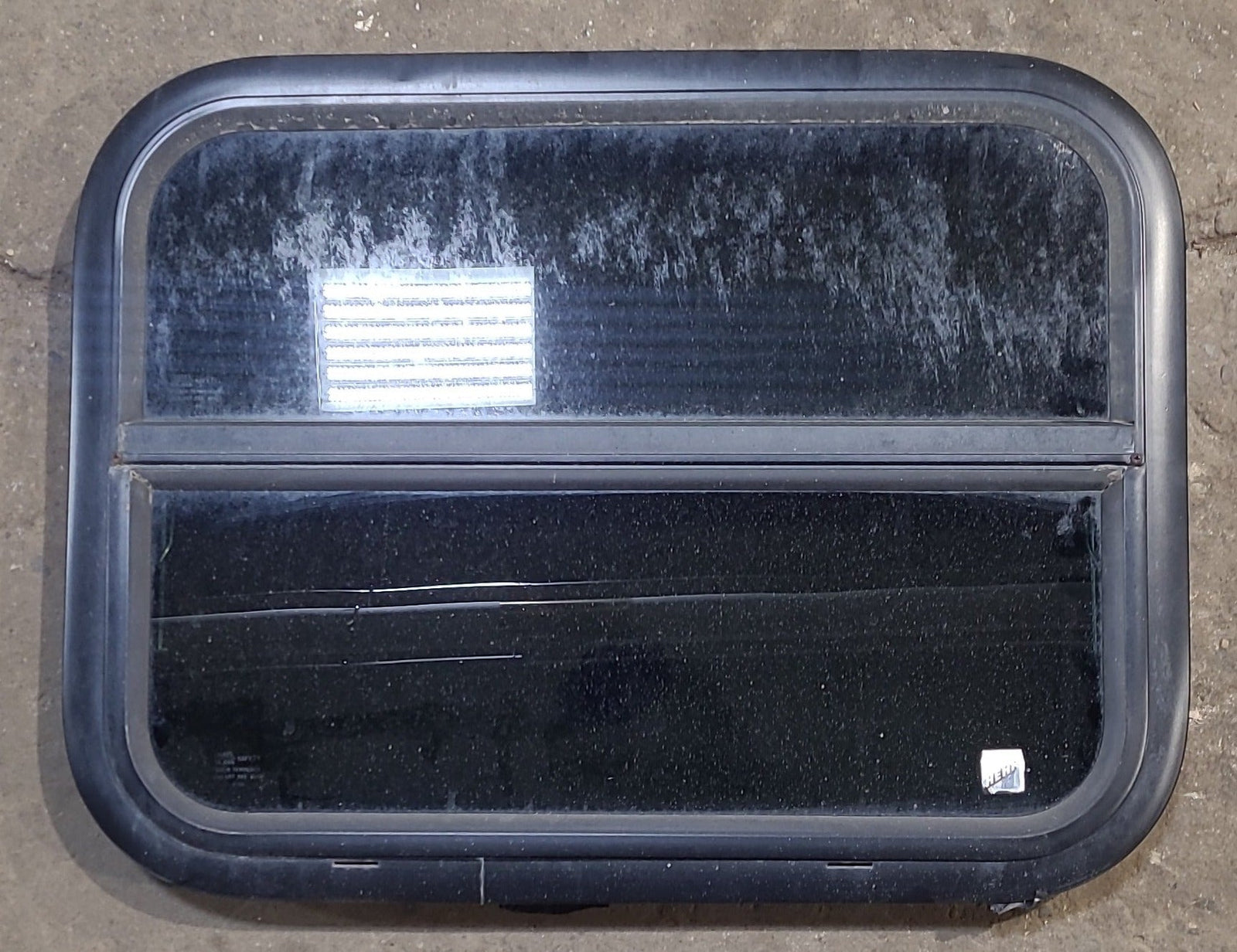 Used Black Radius Opening Window : 23 1/2