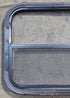 Used Black Radius Opening Window : 23 1/2" W x 17 1/4" H x 1 7/8" D - Young Farts RV Parts