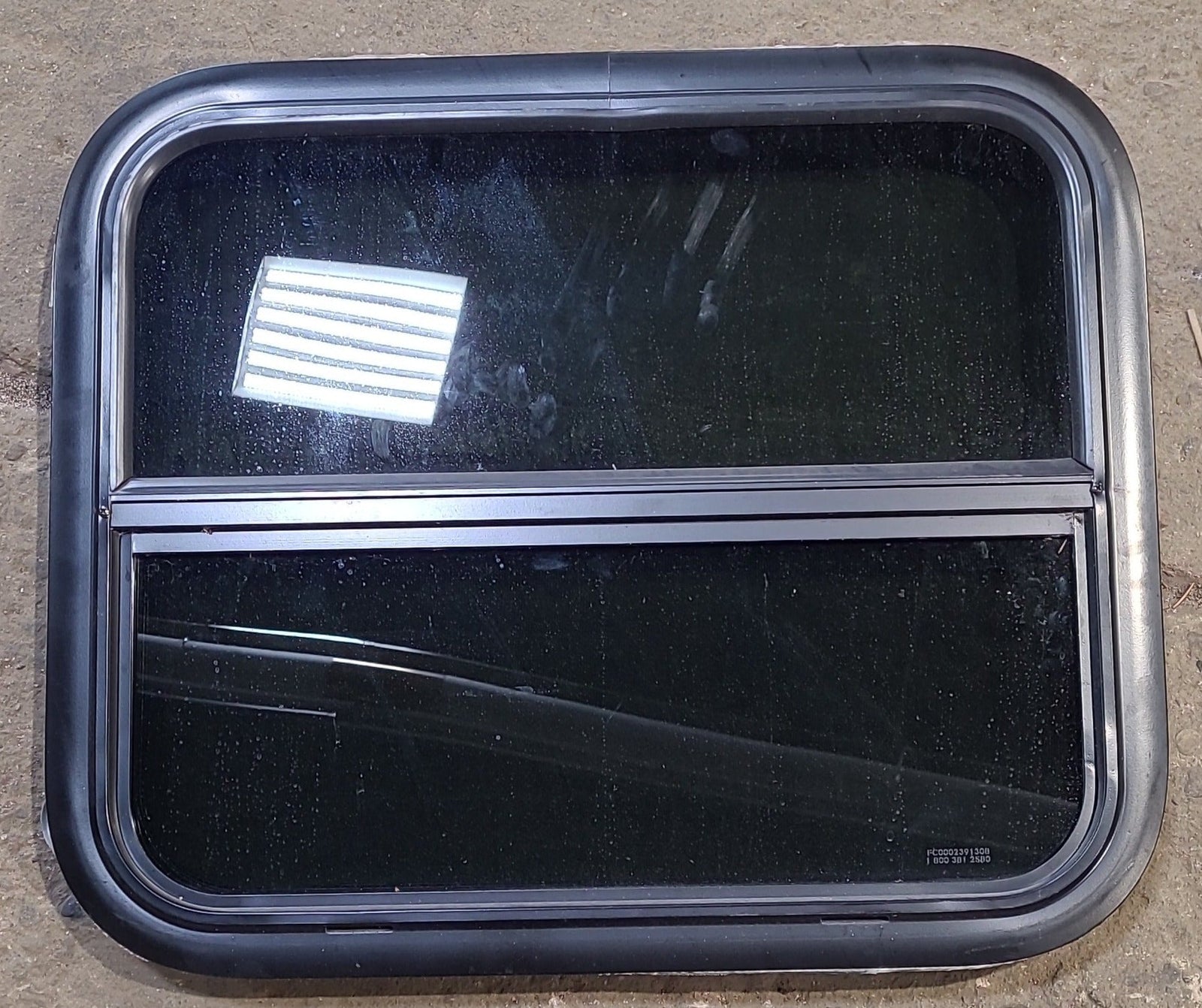 Used Black Radius Opening Window : 23 1/2