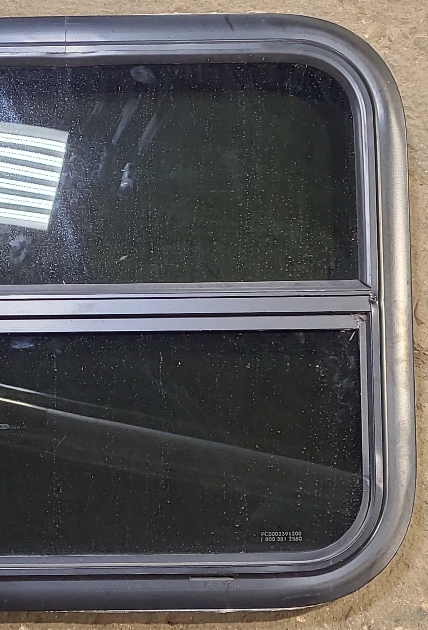 Used Black Radius Opening Window : 23 1/2