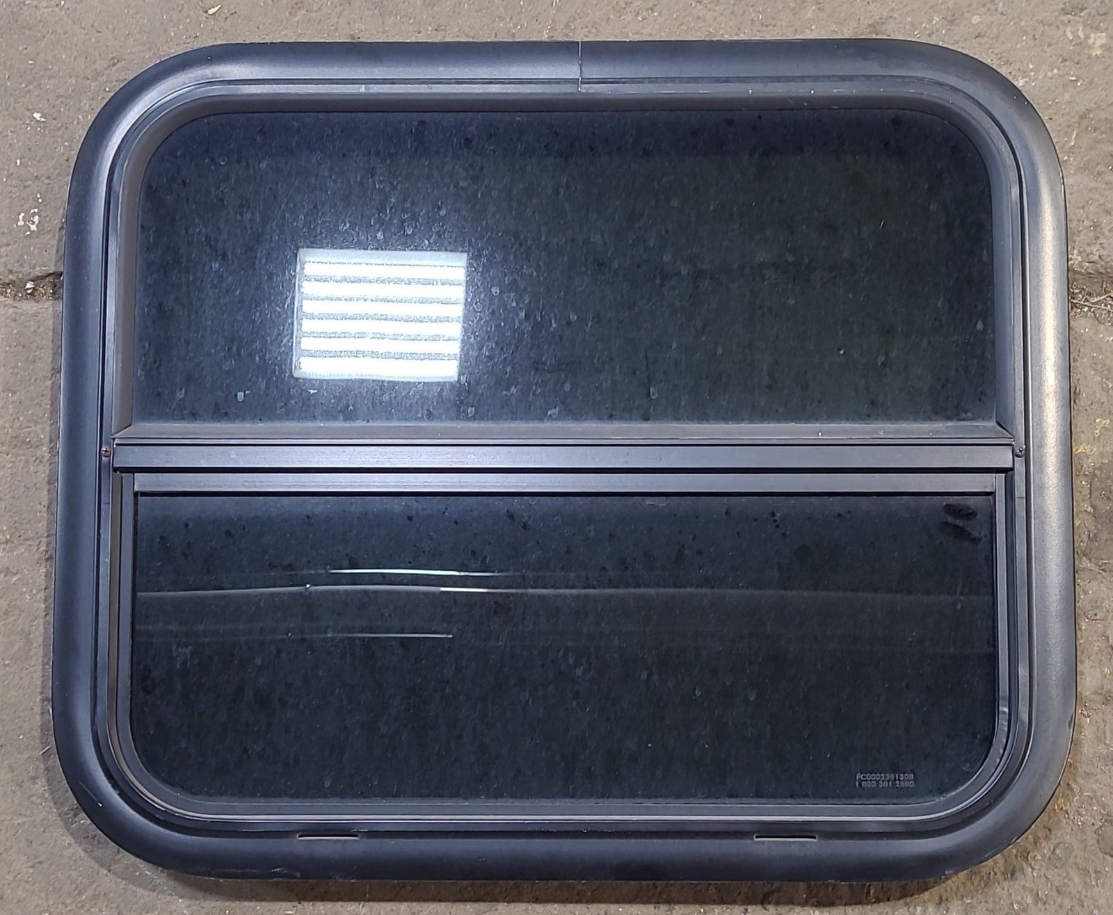 Used Black Radius Opening Window : 23 1/2