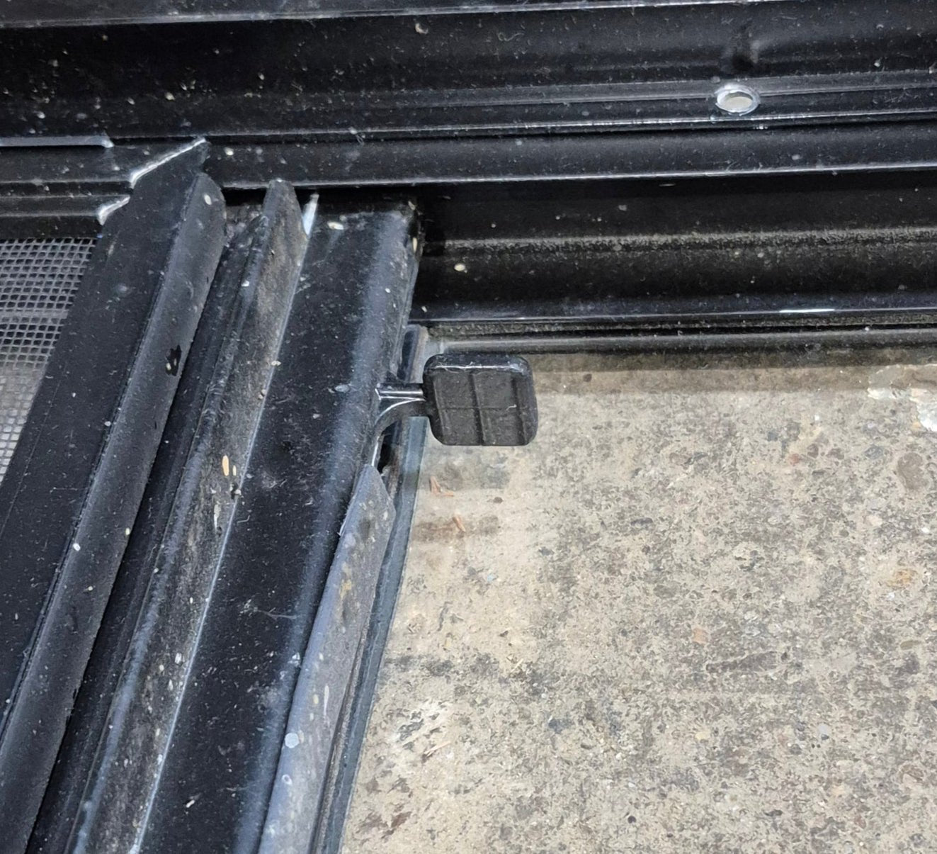 Used Black Radius Opening Window : 23 1/2