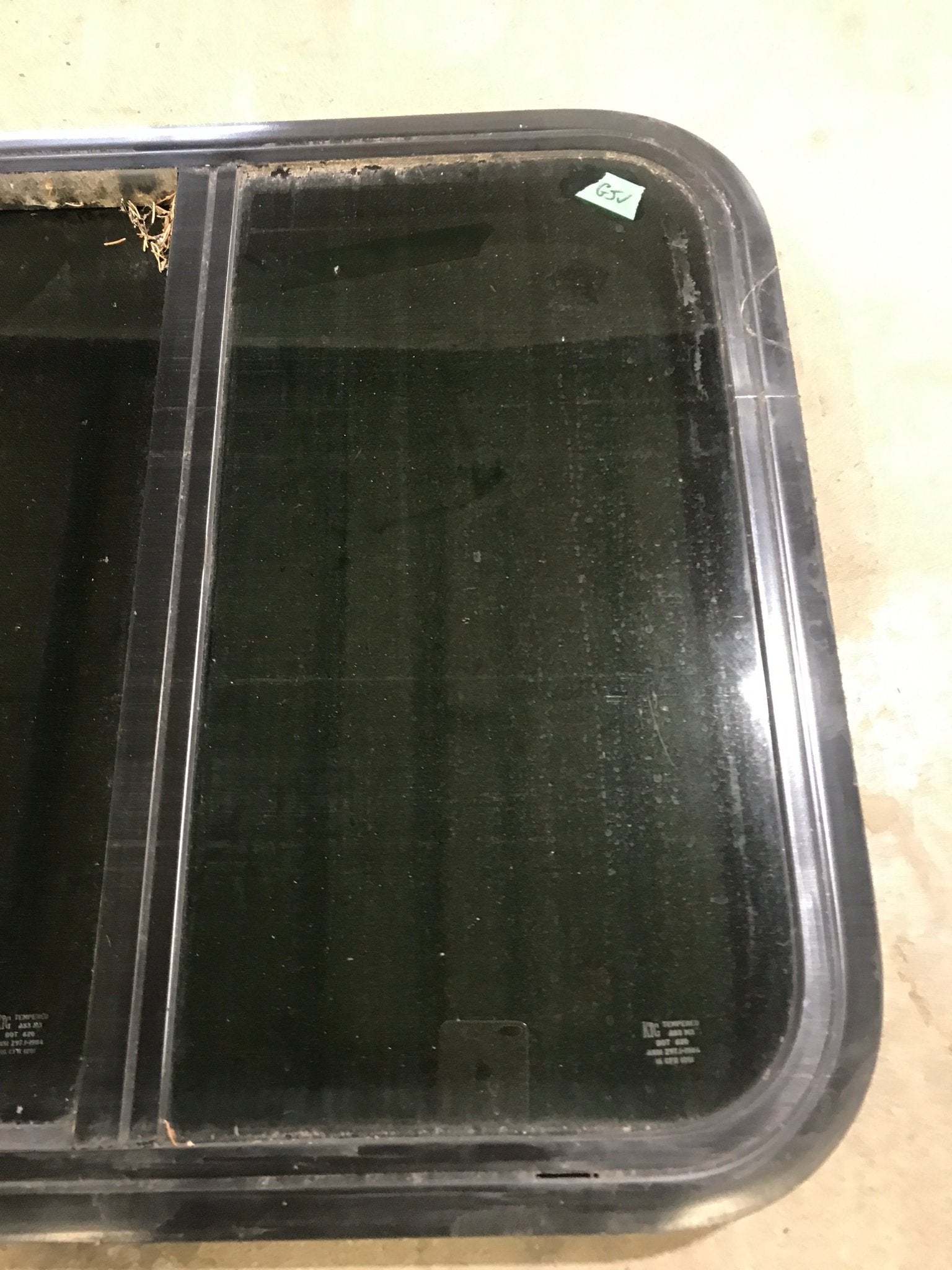 Used Black Radius Opening Window : 23 1/2