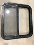Used Black Radius Opening Window : 23 1/2" W X 21 1/4" H X 2" D - Young Farts RV Parts