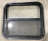 Used Black Radius Opening Window : 23 1/2" W X 21 1/4" H X 2" D - Young Farts RV Parts