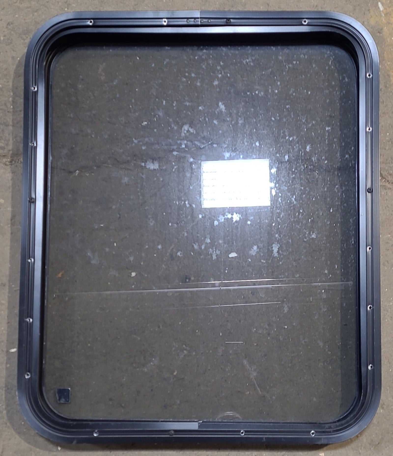 Used Black Radius Opening Window : 23 1/2