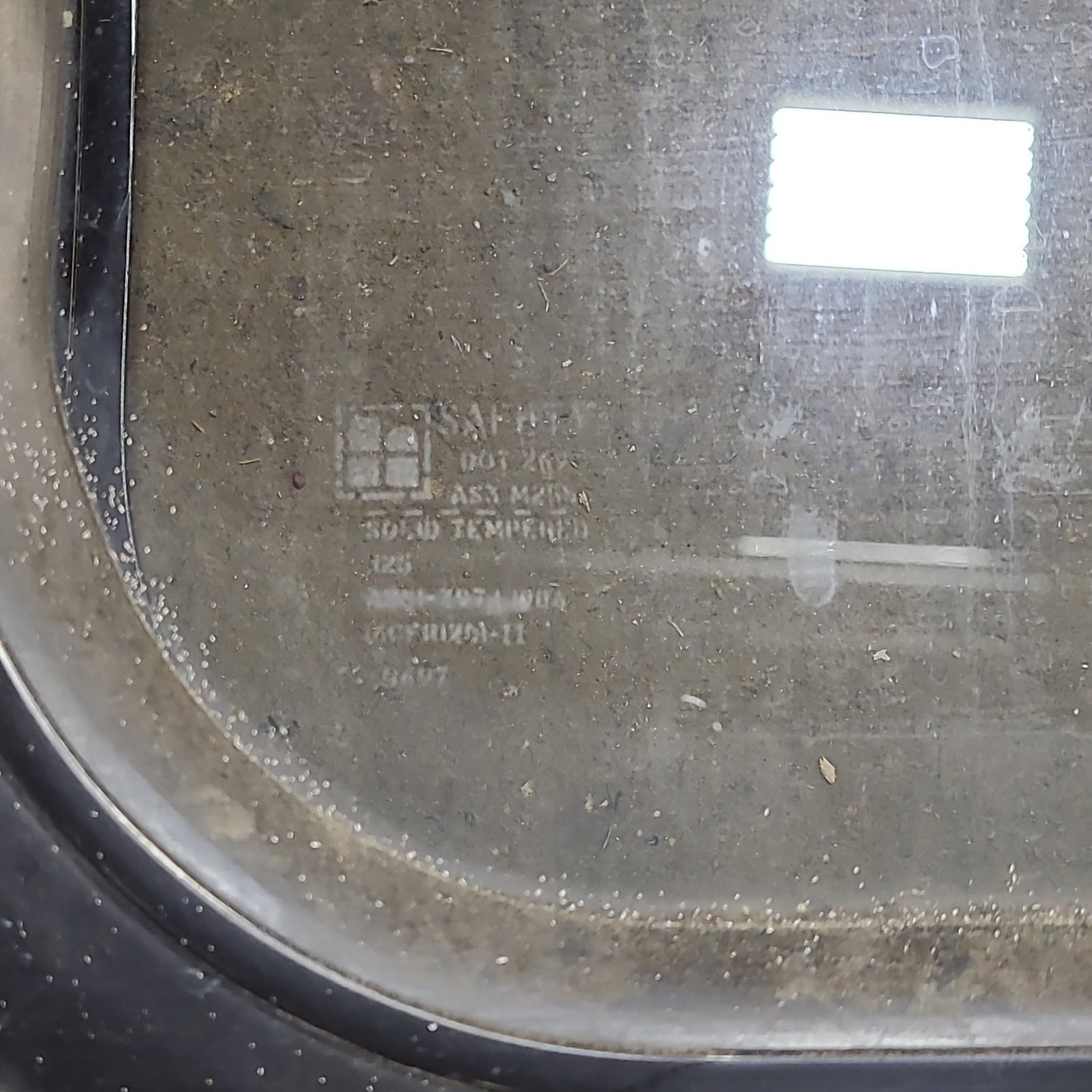 Used Black Radius Opening Window : 23 1/2