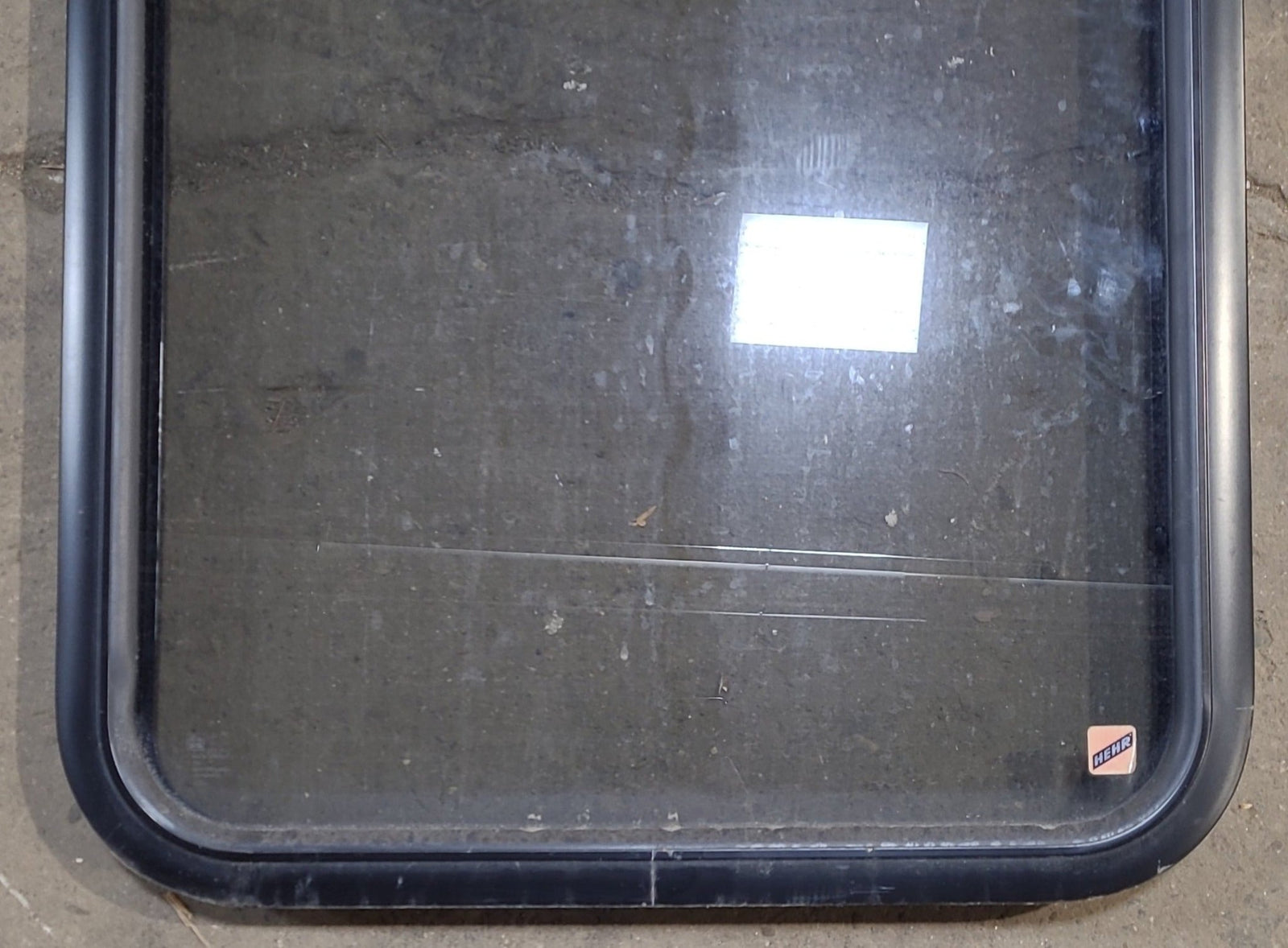 Used Black Radius Opening Window : 23 1/2