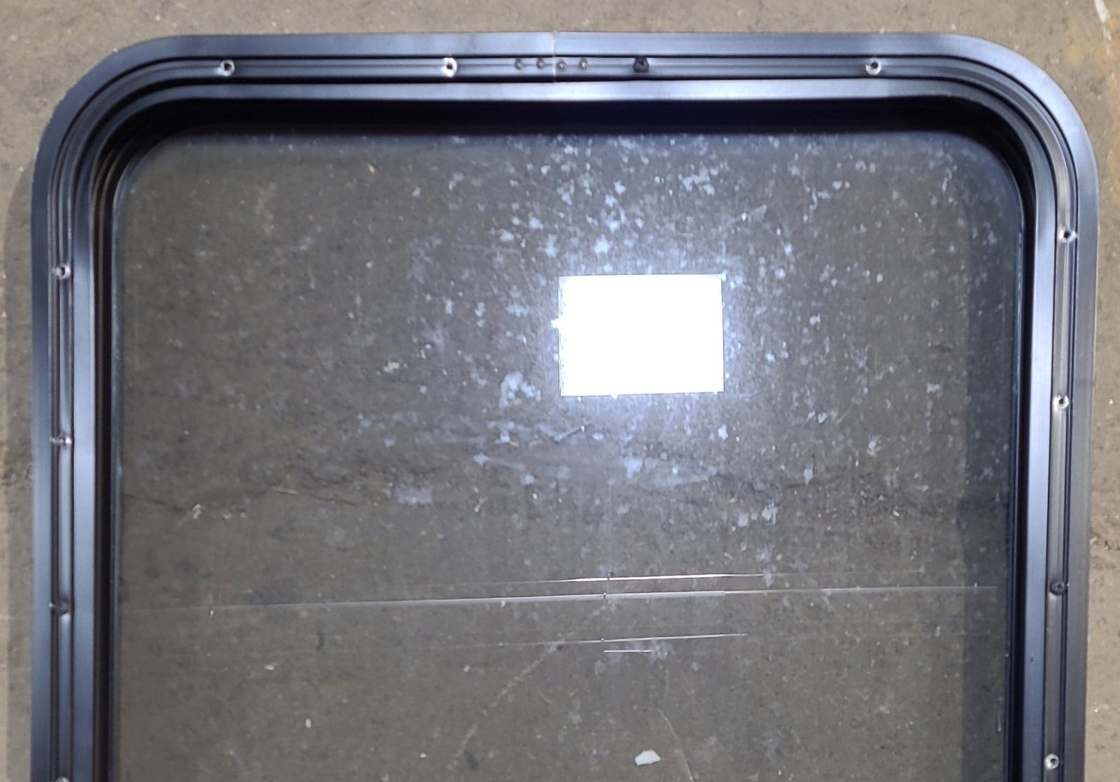 Used Black Radius Opening Window : 23 1/2